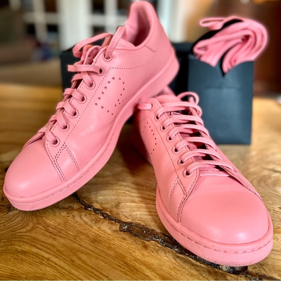 x RAF Simons Stan Smith leather sneakers EUC - Picture 2 of 7